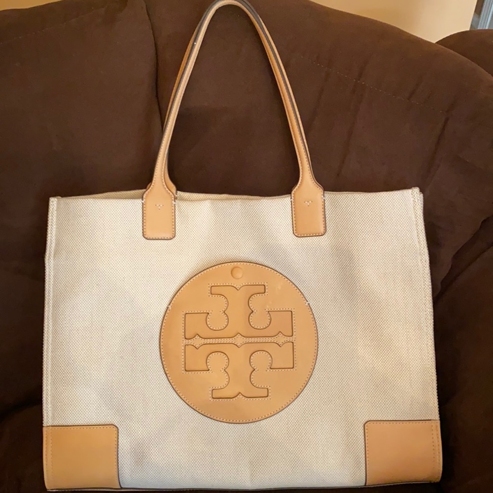 Tory Burch Ella Canvas Tote - Great Condition
